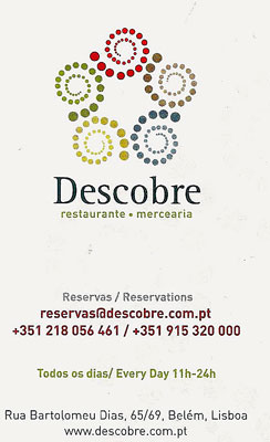 Restaurant Descobre, Belém