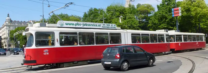 Tramway à Vienne