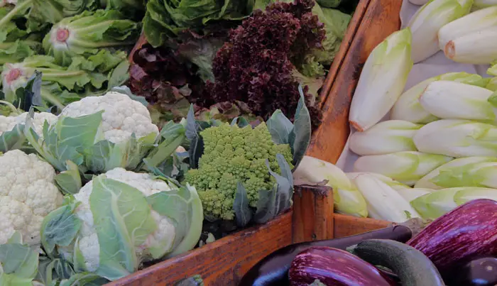 Légumes du marché un 1er octobre 2016