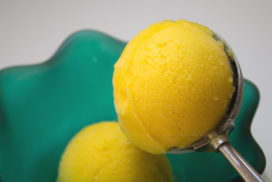 Sorbet à la mangue fraîche