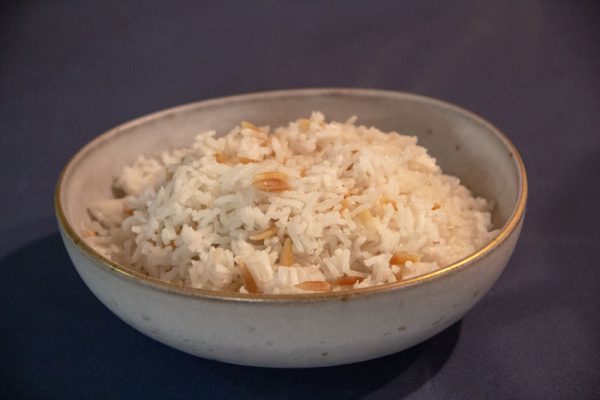 Bol de riz pilav aux pâtes