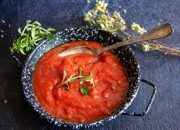 Coulis de tomate à l'origan