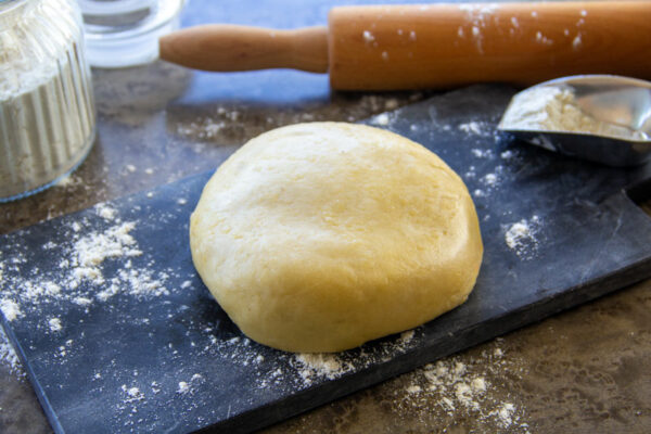 Pâte brisée à l'huile d'olive et farine de blé
