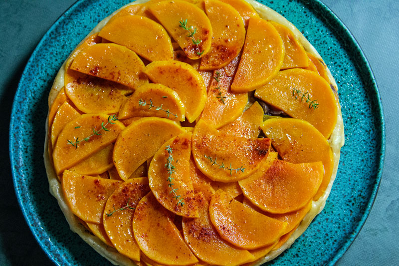 Tatin salée de courge Doubeurre