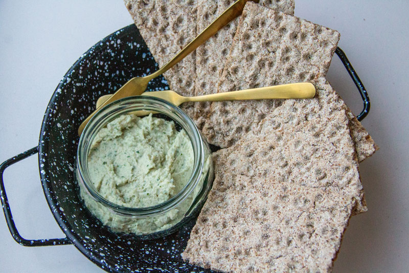 Tartinade de dorade maison et crackers