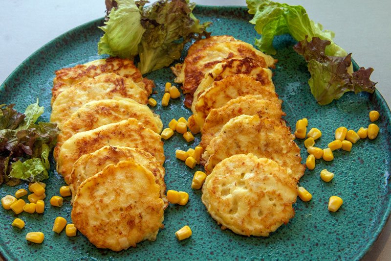 Galettes frites de poisson blanc pataniscas